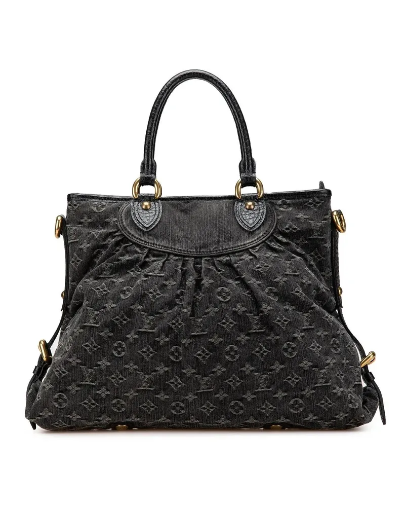 Louis Vuitton Hobo Bags Monogram Denim Neo Cabby GM schwarz Schwarz