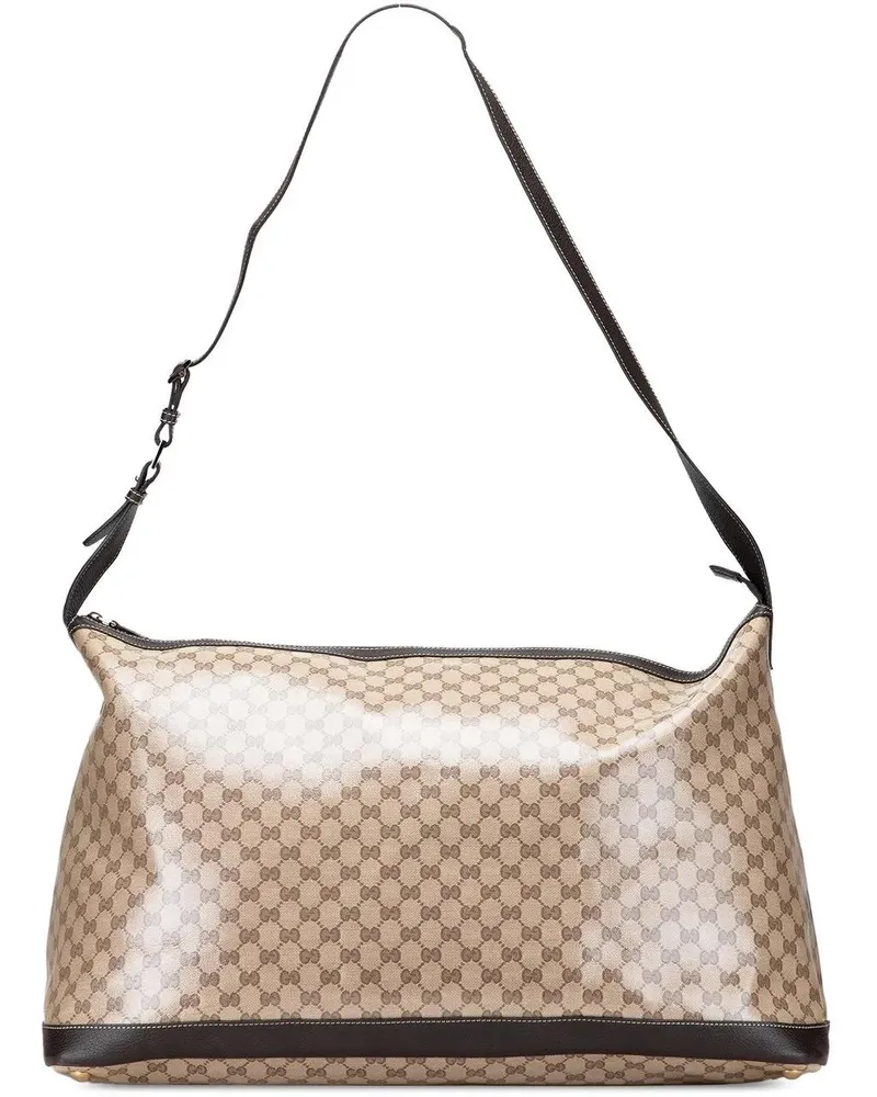 Gucci Weekender XL GG Crystal Travel Bag braun Braun