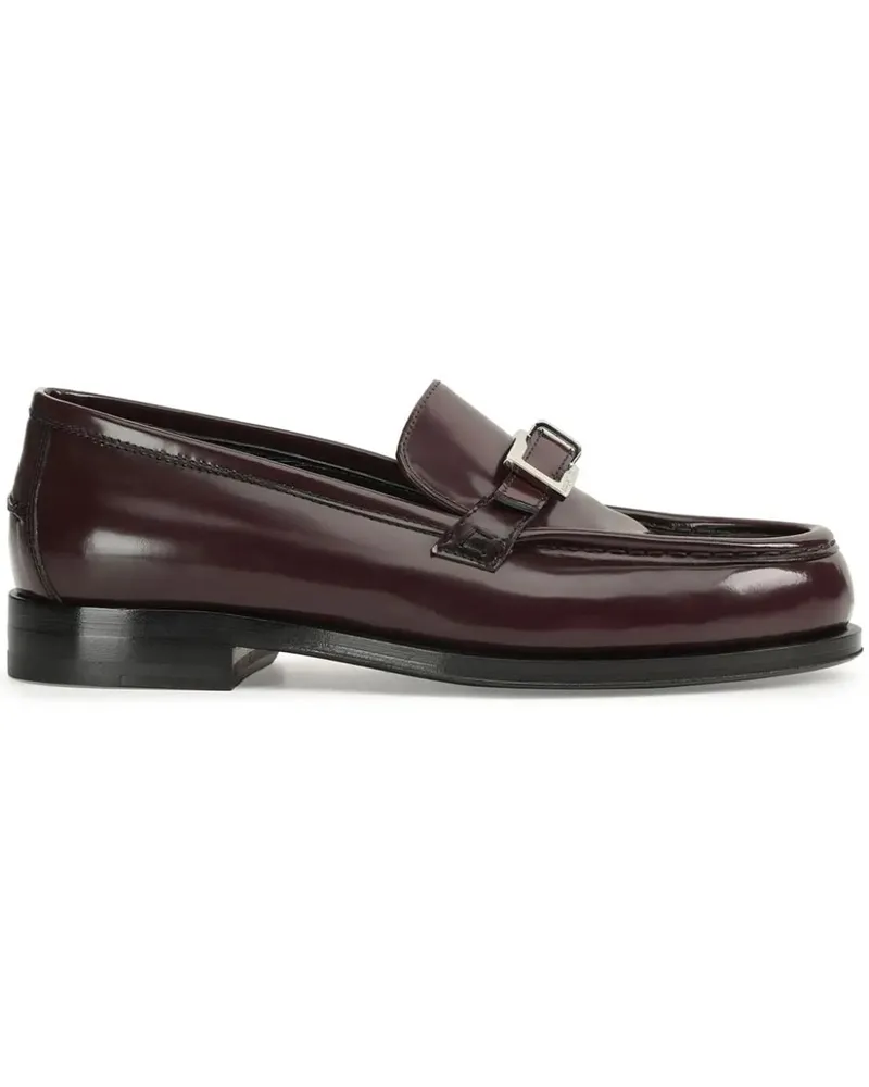 Sergio Rossi Loafer Flat Shoes Wine rot Rot