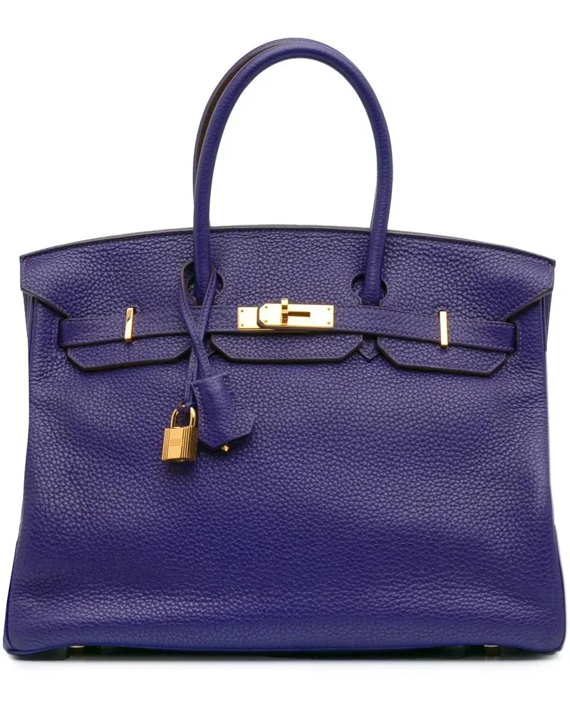 Hermès Crossbody Bags 2011 Togo Birkin Retourne 35 lila Lila