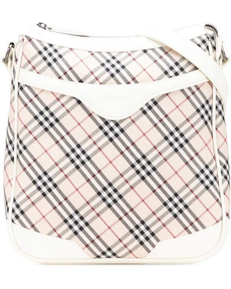 Burberry Hobo Bags Nova Check Canvas Crossbody braun Braun