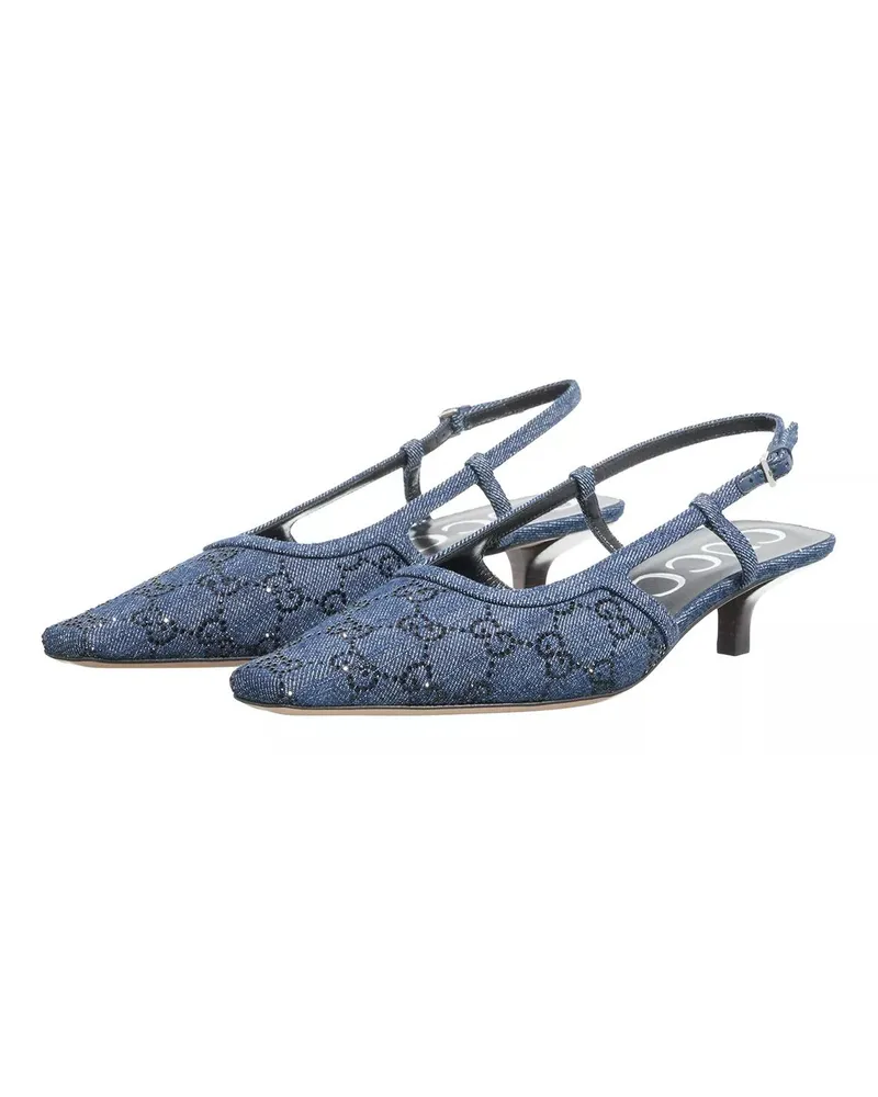 Gucci Pumps & High Heels GG Denim Pumps blau Blau