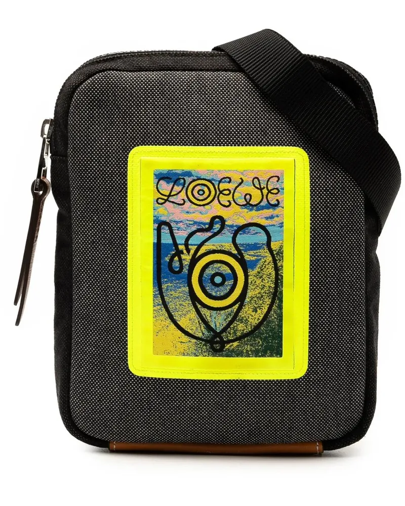 Loewe Hobo Bags Canvas Eye  Nature Neck Pouch grau Grau