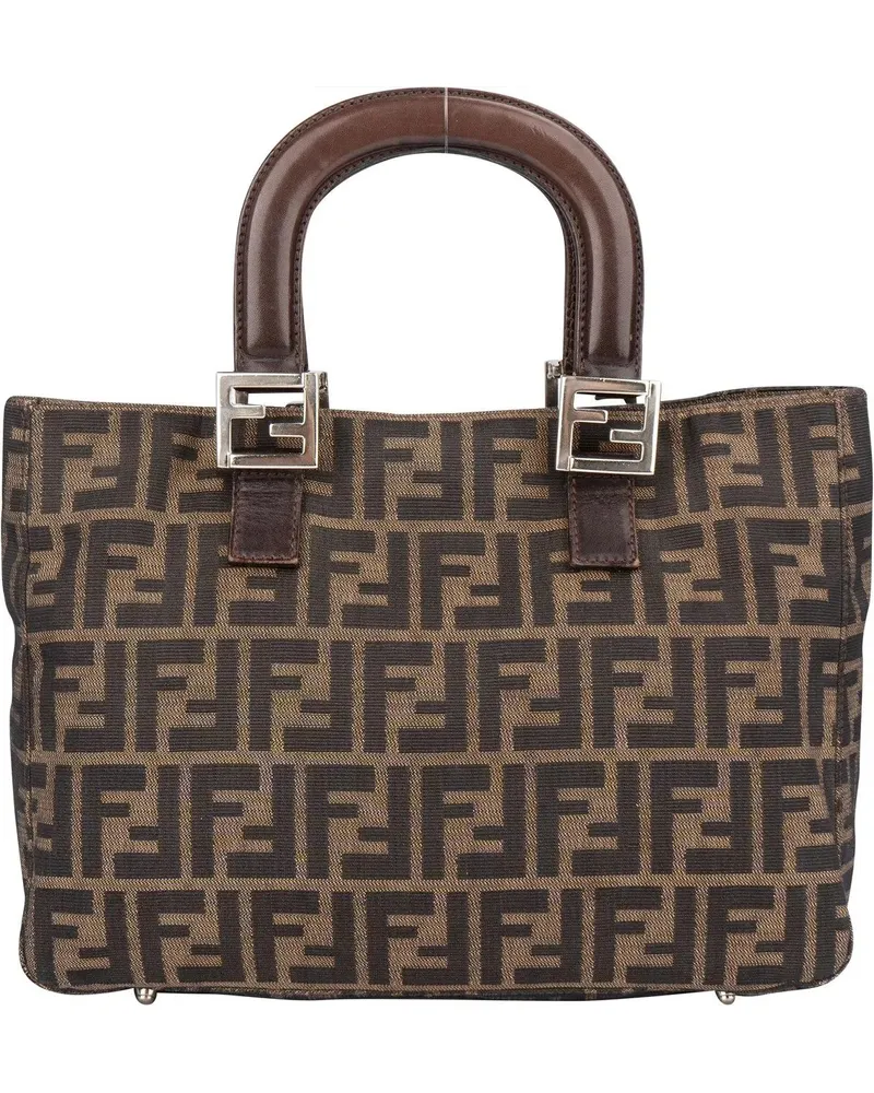 Fendi Crossbody Bags  FF Monogram Zucca Handbag braun Braun
