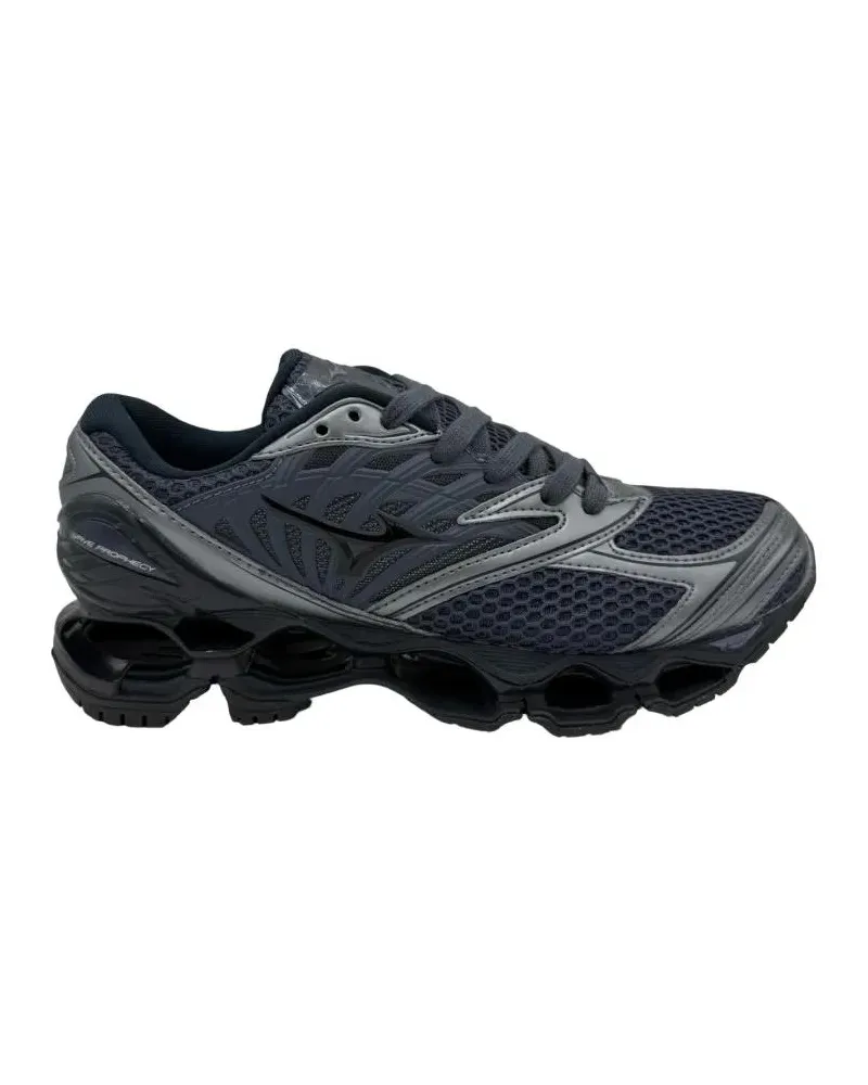 Mizuno Low-Top Sneaker Breathable Mesh Athletic Sneakers With Shock Absor schwarz Schwarz