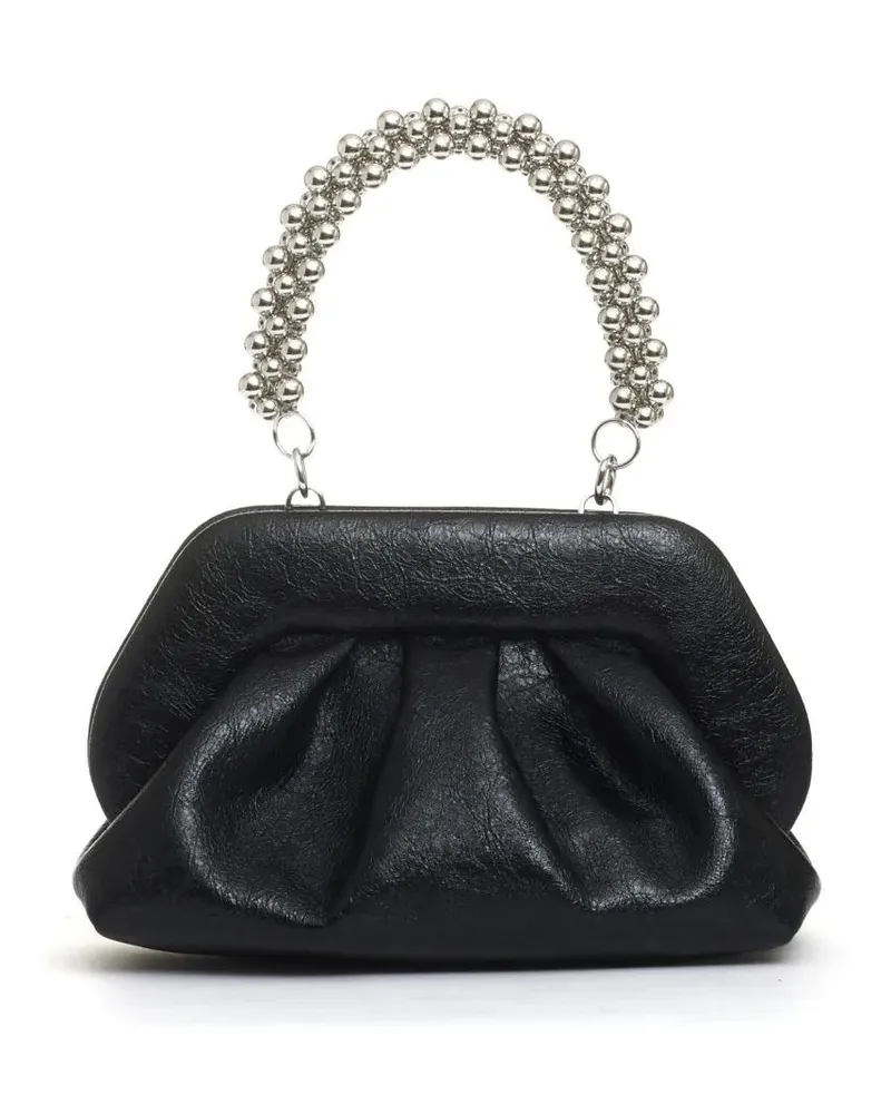 THEMOIRÈ Clutches Black Chain Handle Clutch schwarz Schwarz