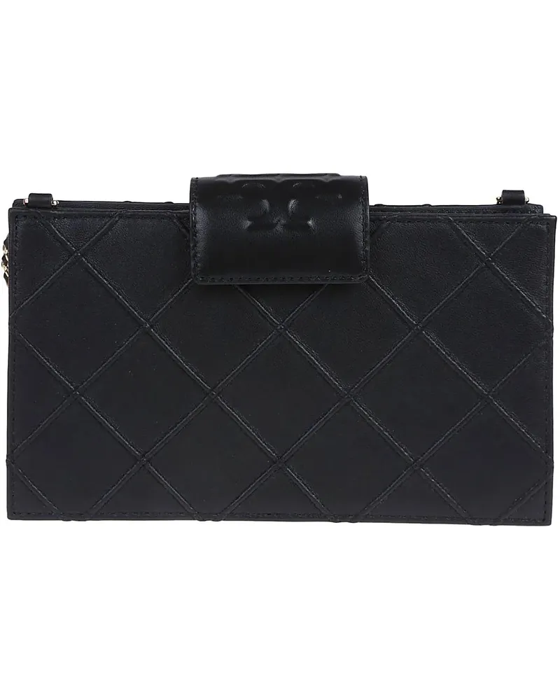 Tory Burch Crossbody Bags Mini Fleming Chain Wallet Black schwarz Schwarz