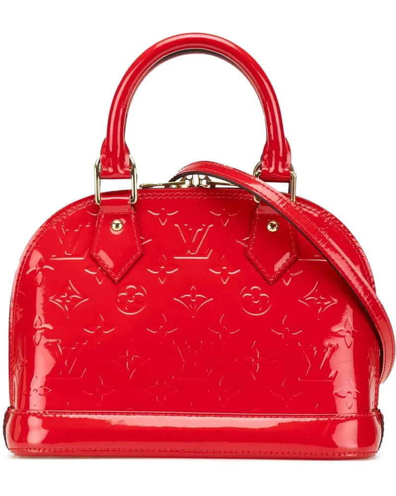 Louis Vuitton Hobo Bags Monogram Vernis Alma BB rot Rot