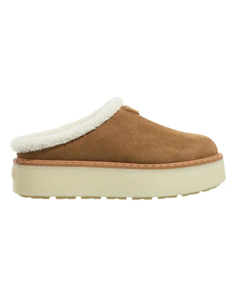 Prada Sandalen Suede Mules braun Braun