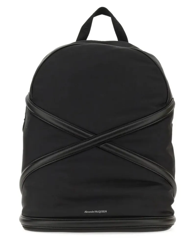 Alexander McQueen Rucksäcke Backpack Harness schwarz Schwarz