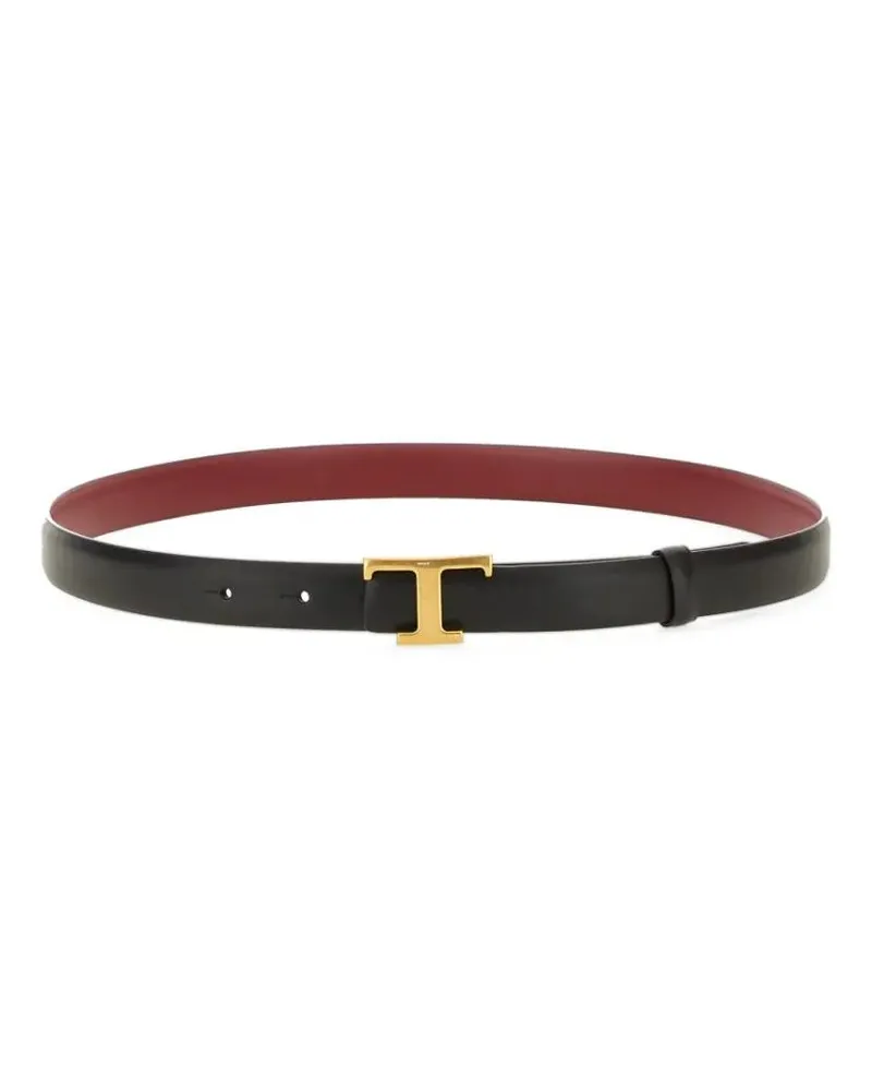 TOD'S Gürtel T Timeless Reversible Belt schwarz Schwarz