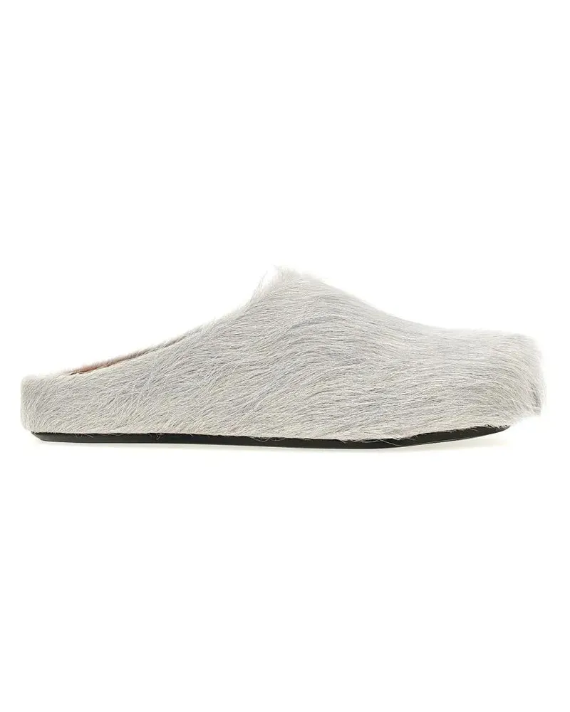 Marni Loafer Fussbett' Sabots grau Grau