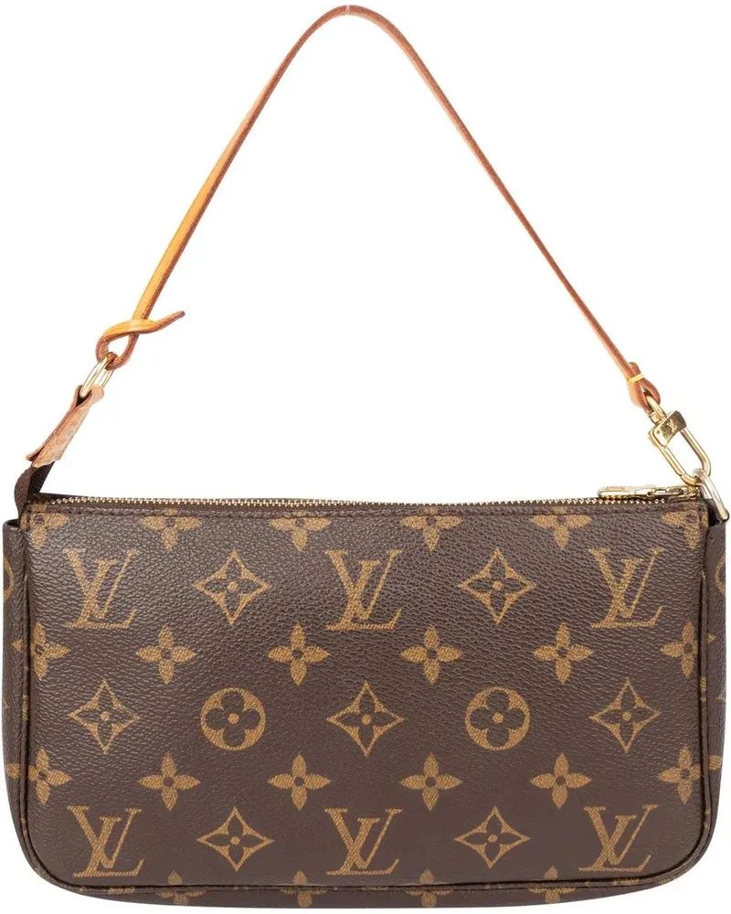 Louis Vuitton Crossbody Bags  Canvas Monogram Pochette Accessoire braun Braun