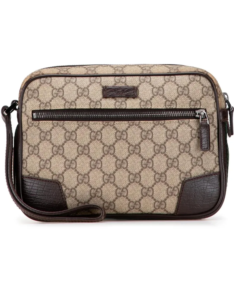 Gucci Clutches GG Supreme Web Clutch braun Braun