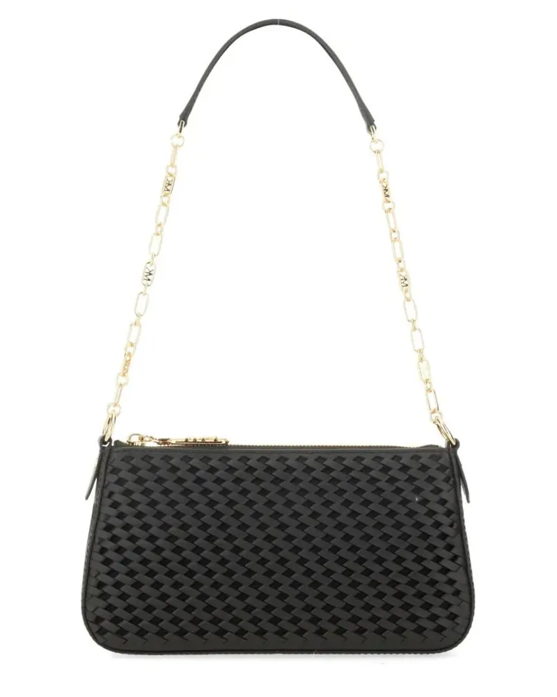 Michael Kors Hobo Bags Empire Pouch With Textured Design And Detachable C schwarz Schwarz