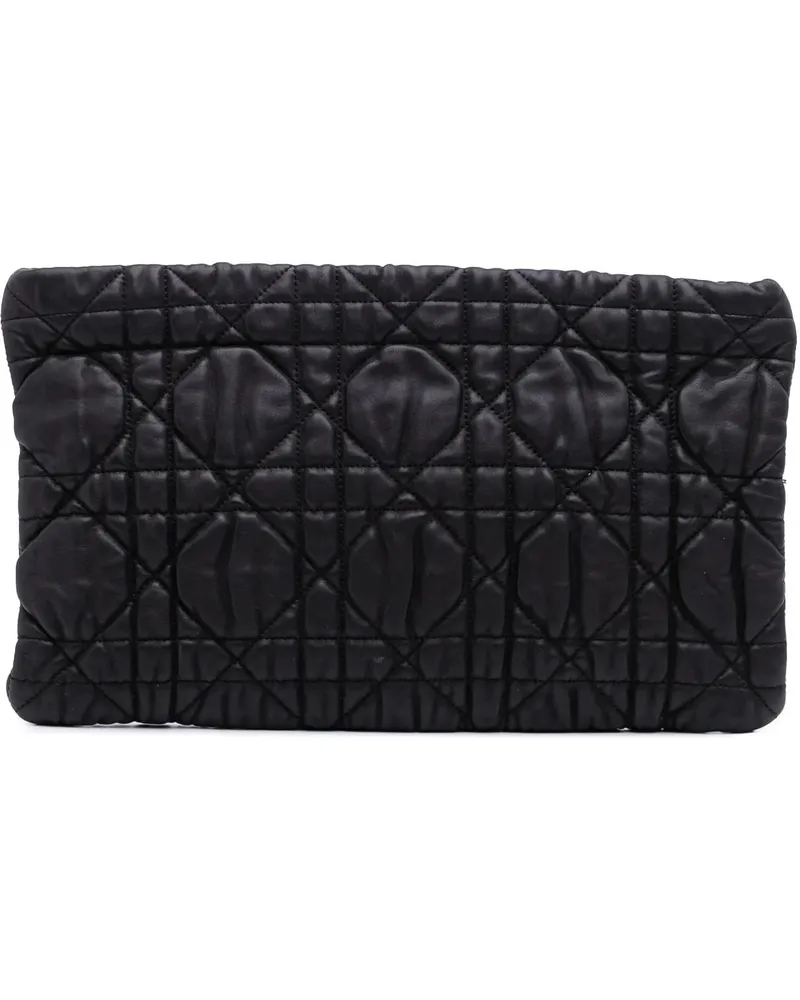 Dior Clutches Lambskin Cannage Lady Dior Clutch schwarz Schwarz