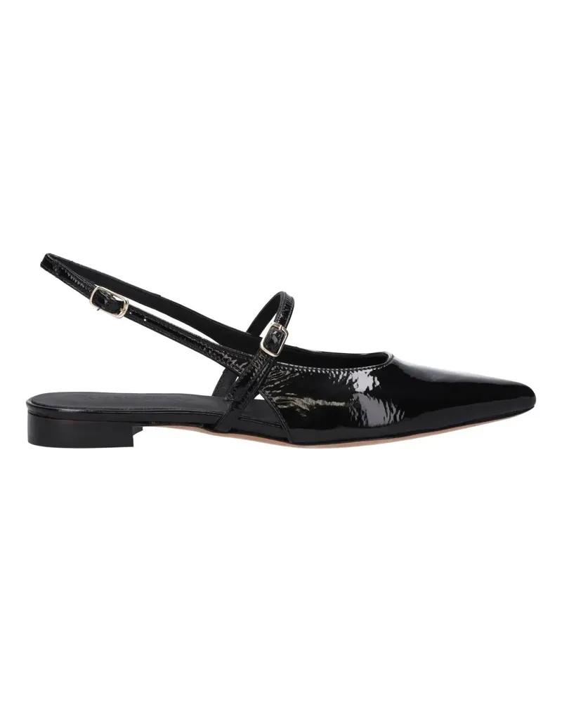 Thea Mika Sandaletten mit Absatz Sling-Ballerinas schwarz Schwarz