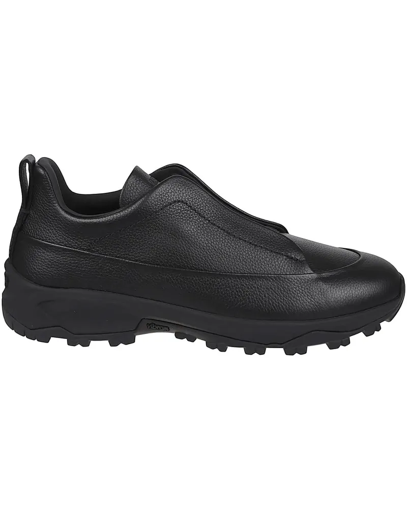 Ermenegildo Zegna Low-Top Sneaker Triple Stitch Monte Low Top Sneakers Black schwarz Schwarz