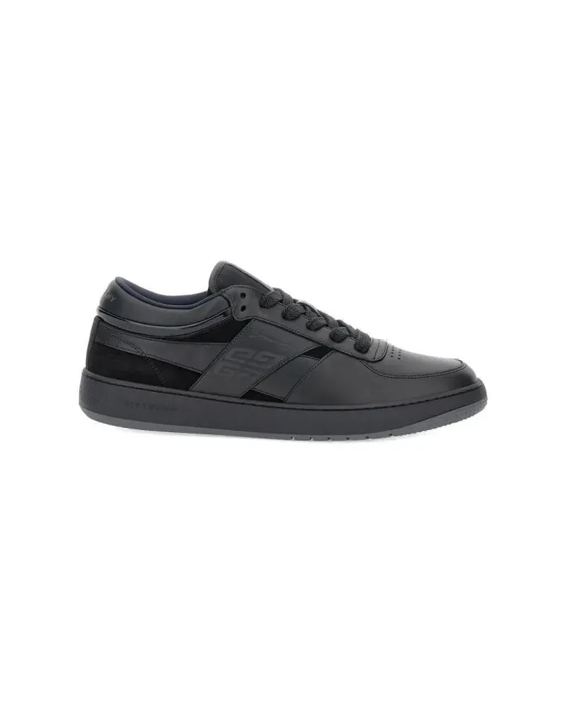 Givenchy Low-Top Sneaker Almond Toe Leather Sneakers schwarz Schwarz