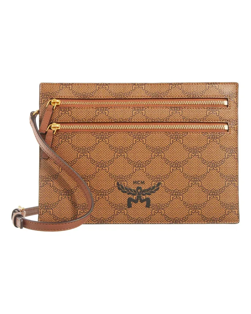 MCM Crossbody Bags Himmel Lts Flat Pouch W.Strap Small cognacbraun Cognacbraun
