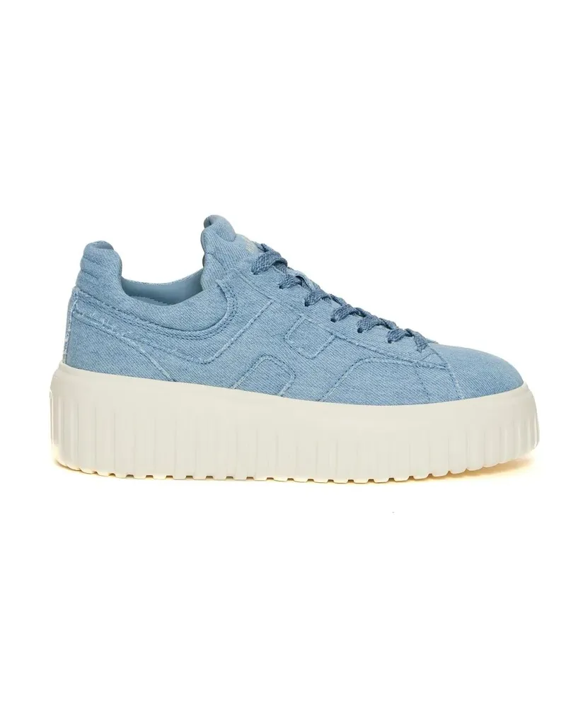 Hogan Low-Top Sneaker H Stripes Jeans Fabric Sneakers blau Blau