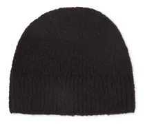 Caps & Mützen Warm Alpaca Blend Beanie Hat schwarz