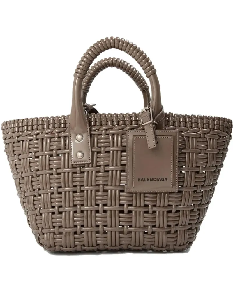 Balenciaga Crossbody Bags Bistro Basket Tote Bag braun Braun