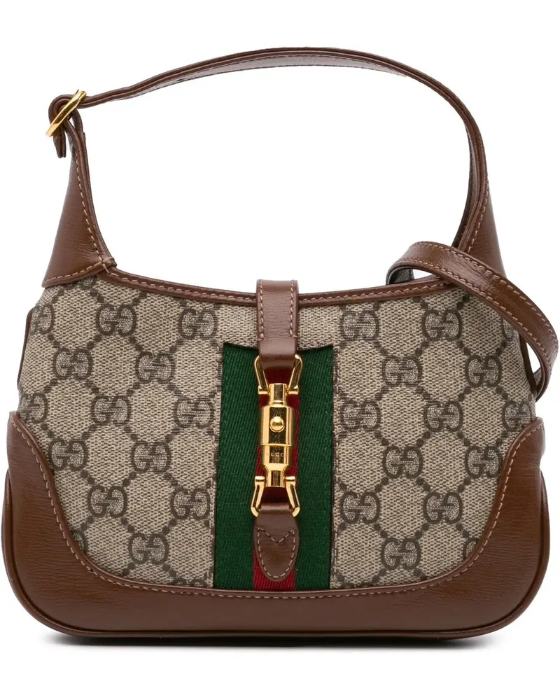 Gucci Hobo Bags 2016-2024 Mini GG Supreme Jackie 1961 Crossbody braun Braun