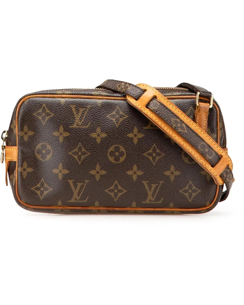 Louis Vuitton Hobo Bags Monogram Pochette Marly Bandouliere braun Braun