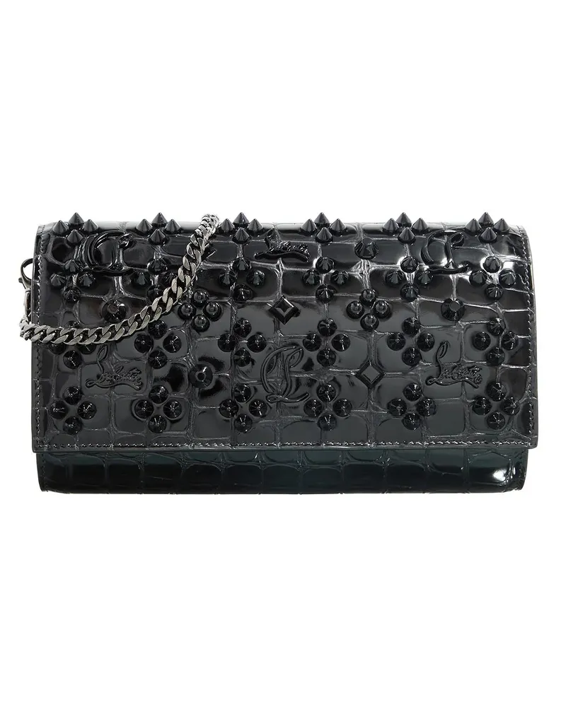 Christian Louboutin Portemonnaie Paloma Wallet On A Chain schwarz Schwarz