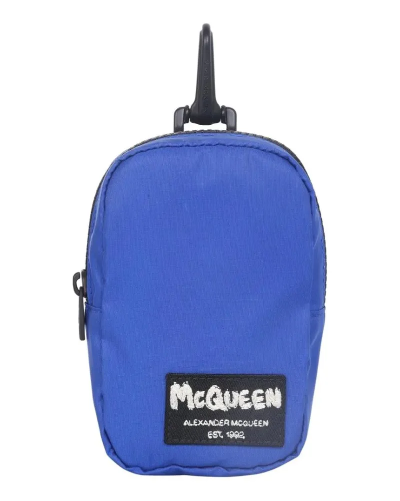 Alexander McQueen Handyhüllen Compact Mini Case blau Blau