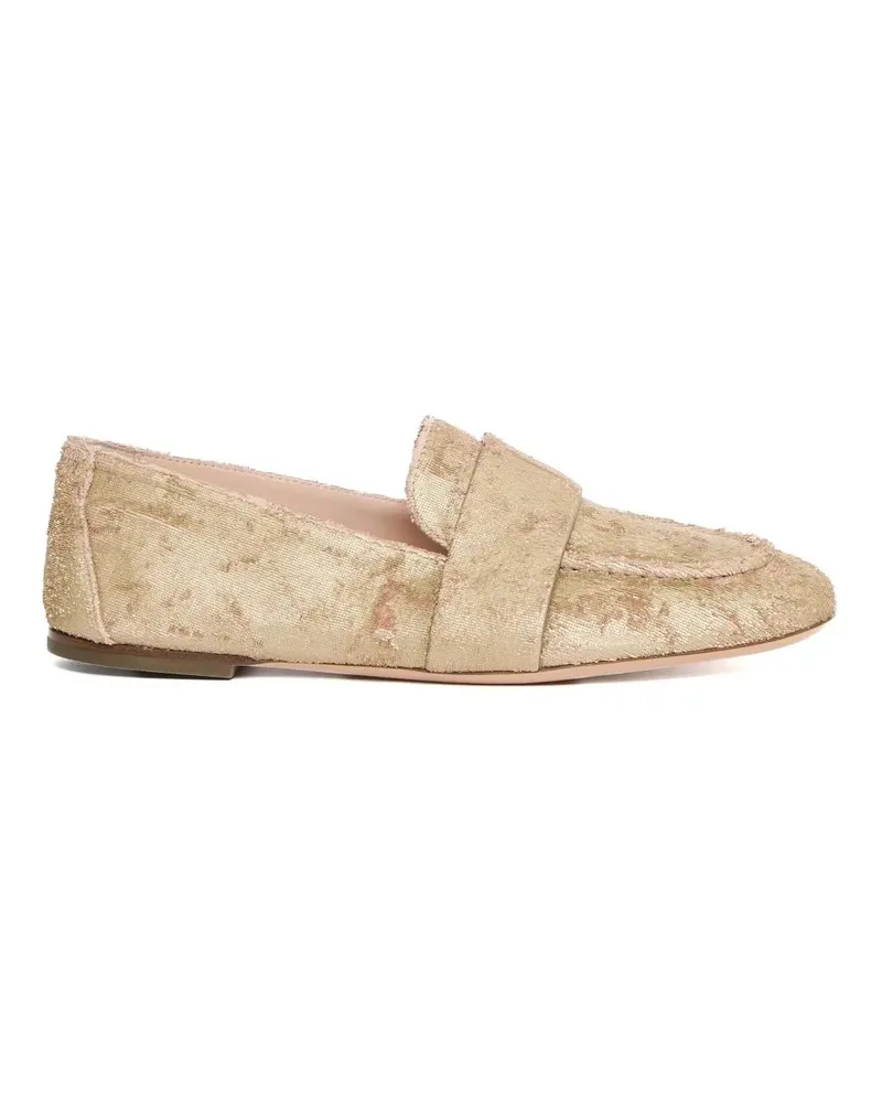 Attilio Giusti Leombruni Laser-Cut Leather Mocassini With Memory Foam Insol beige Beige