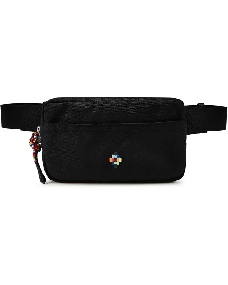 Marcelo Burlon | County of Milan Hobo Bags Colorful Cross Logo Fanny Pack schwarz Schwarz