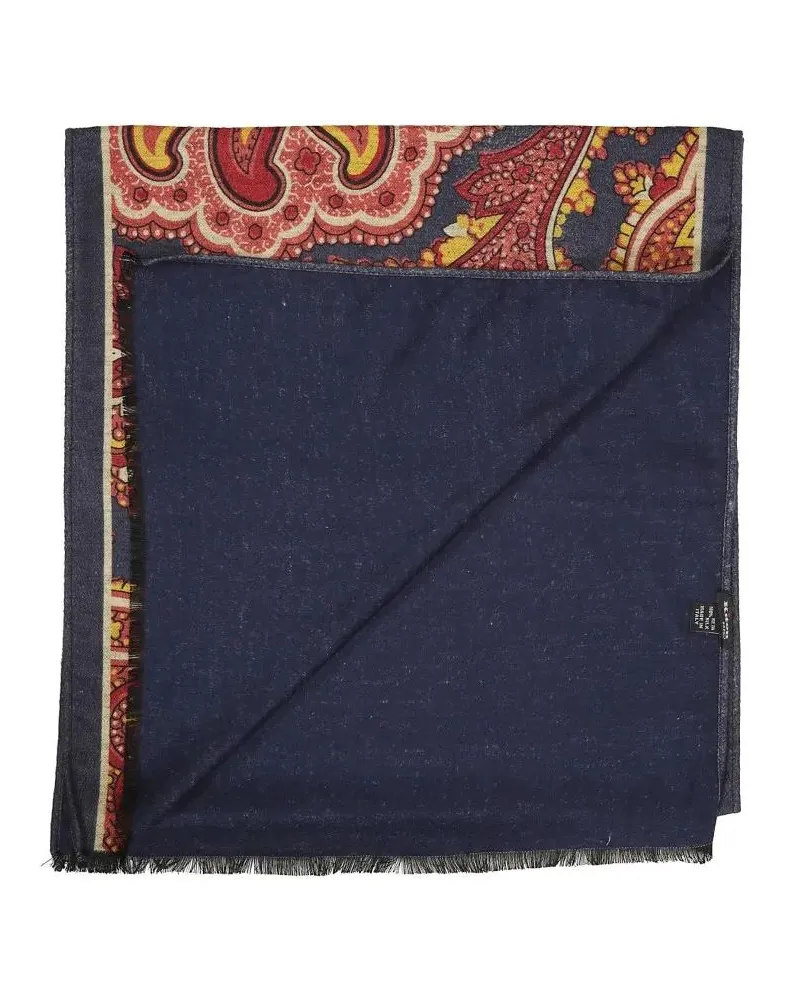 Kiton Tücher & Schals Alamari Pattern Cashmere Scarf braun Braun