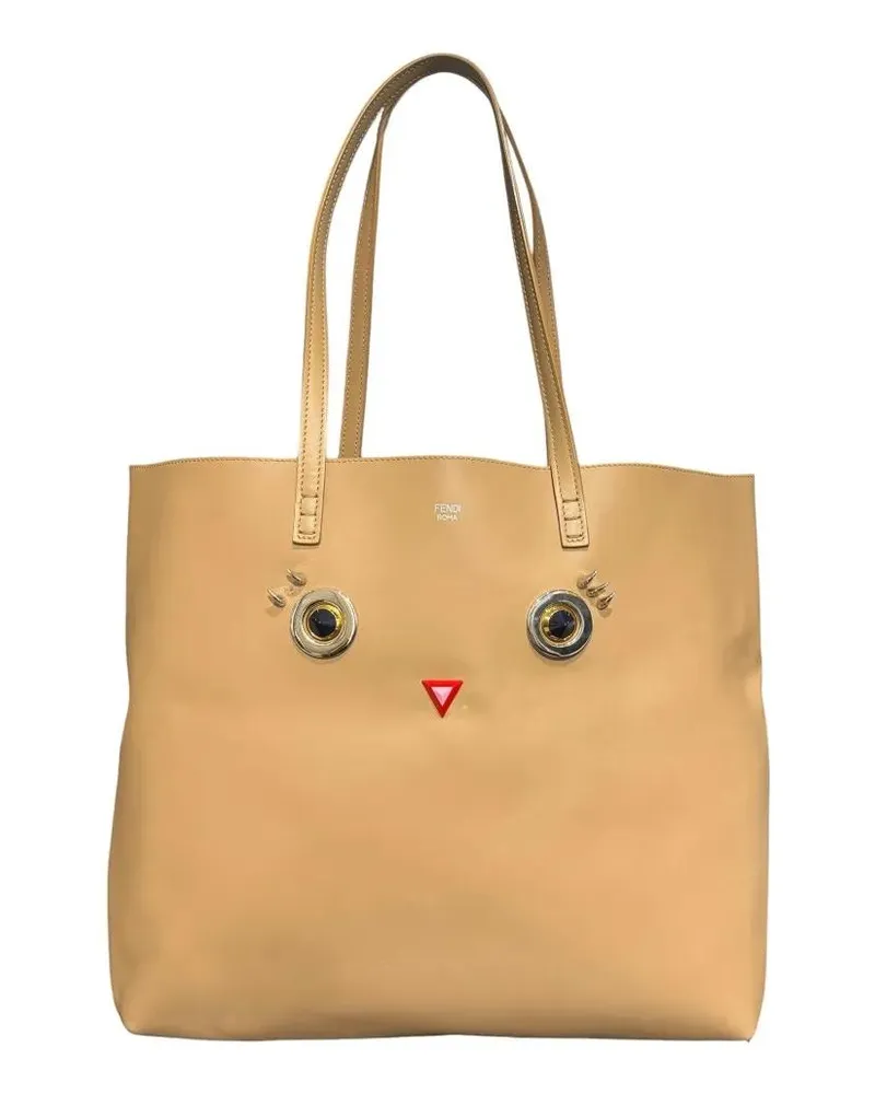 Fendi Shopper & Totes Shopping Tote Hypnoteyes Beige braun Braun