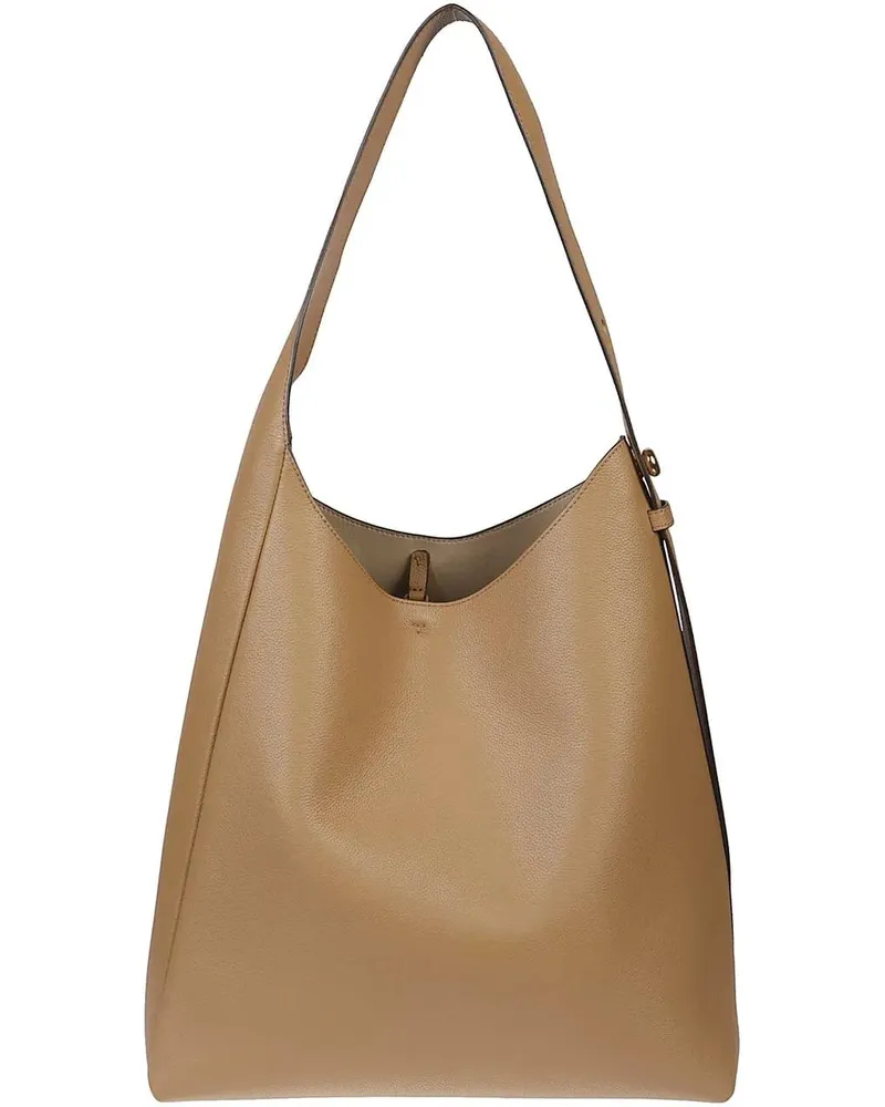 Tory Burch Crossbody Bags Romy Hobo Bag Nude & Neutrals beige Beige