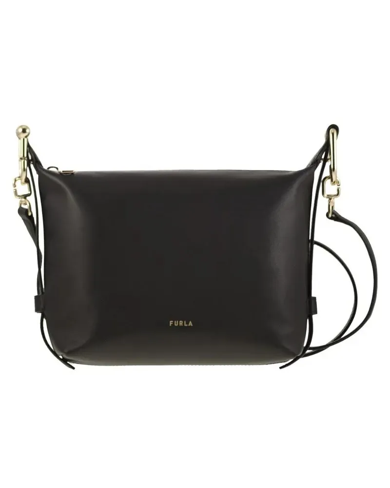 Furla Hobo Bags Tonie - Mini Shoulder Bag schwarz Schwarz