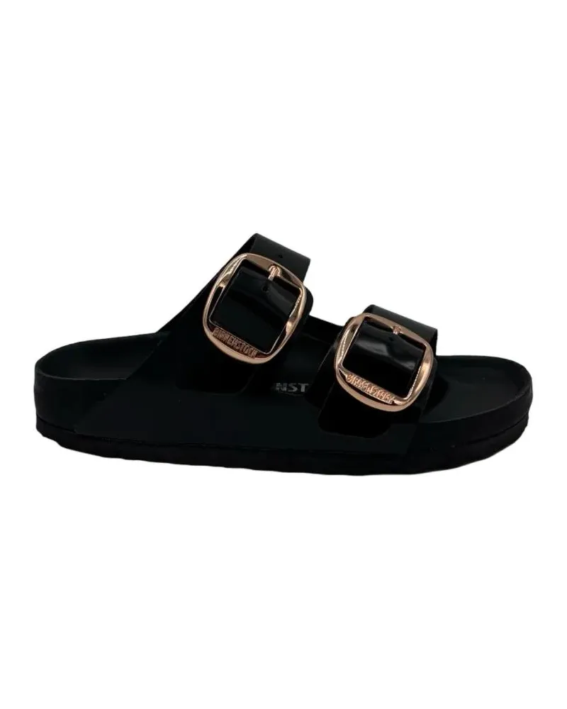 Birkenstock Sandalen Arizona Big Buckle Exquisite Shine Sandals – Black schwarz Schwarz