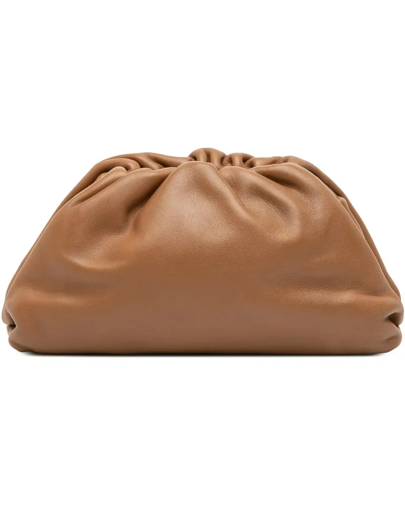 Bottega Veneta Clutches Lambskin The Mini Pouch braun Braun