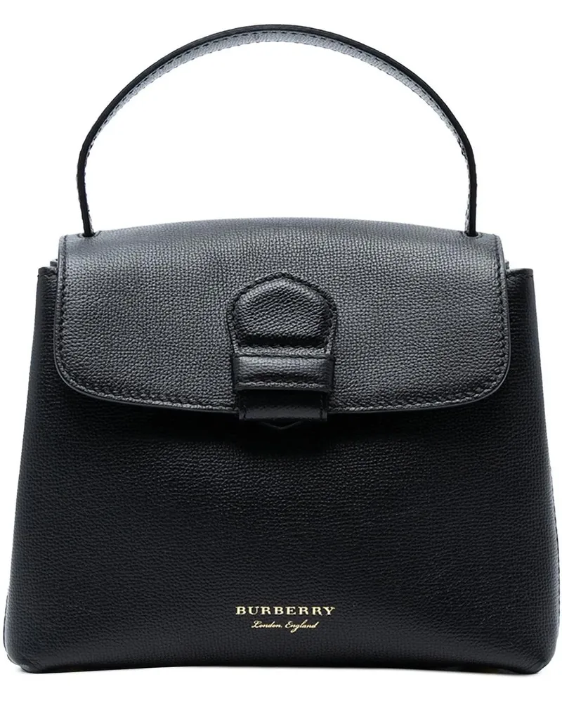 Burberry Hobo Bags Small Calfskin and House Check Camberley Satchel schwarz Schwarz