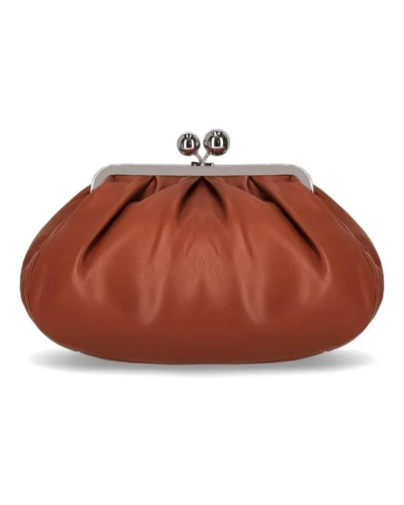 Max Mara Clutches Pasticcino Cubico Medium Coccio Clutch rot Rot
