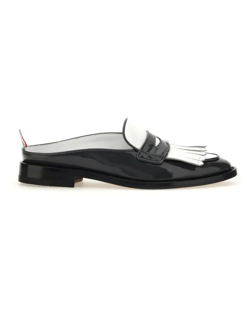 Thom Browne Kilt Varsity Penny Loafer schwarz Schwarz