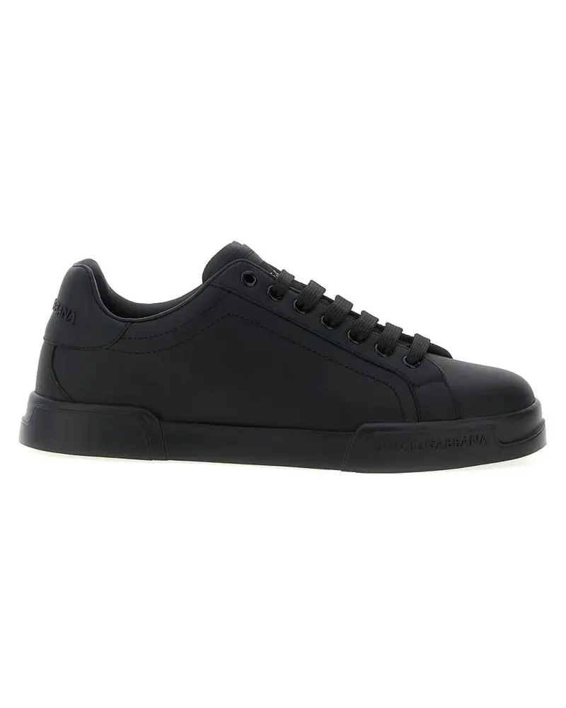 Dolce & Gabbana Low-Top Sneaker 'Portofino' Sneakers schwarz Schwarz