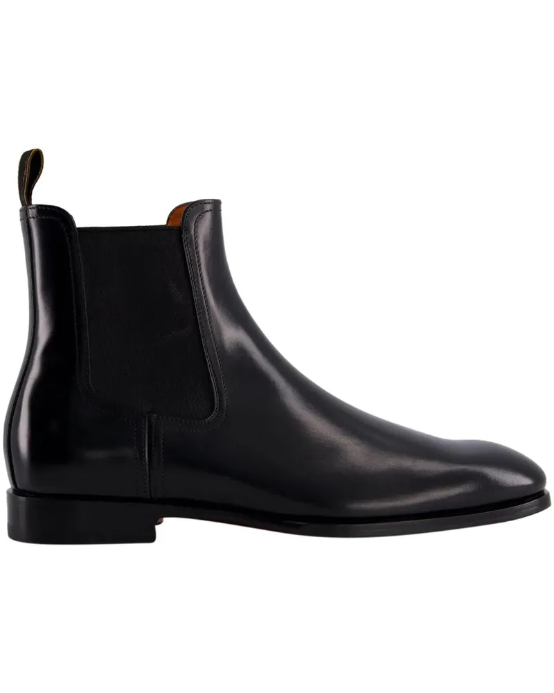 Santoni Stiefel Heren Archerboot schwarz Schwarz