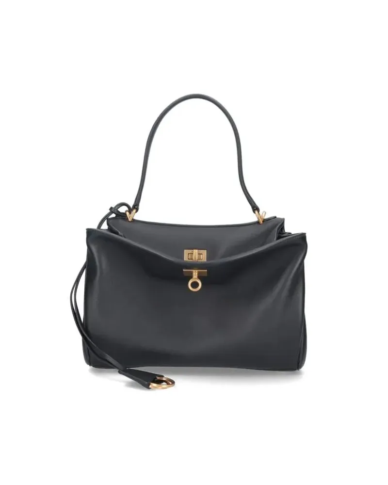 Balenciaga Hobo Bags "Rodeo" Small Bag schwarz Schwarz