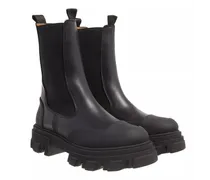 Boots & Stiefeletten Cleated Mid Chelsea Boot Black Stitch