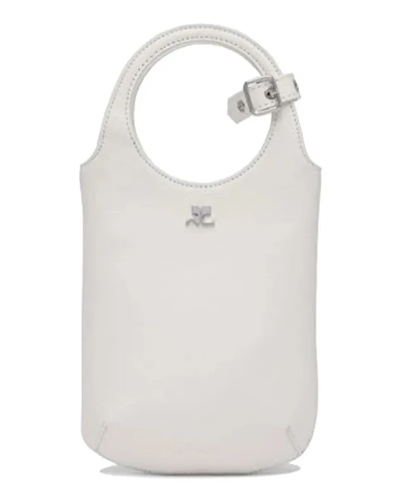 Courrèges Hobo Bags Slim Holy Bag weiß Weiß