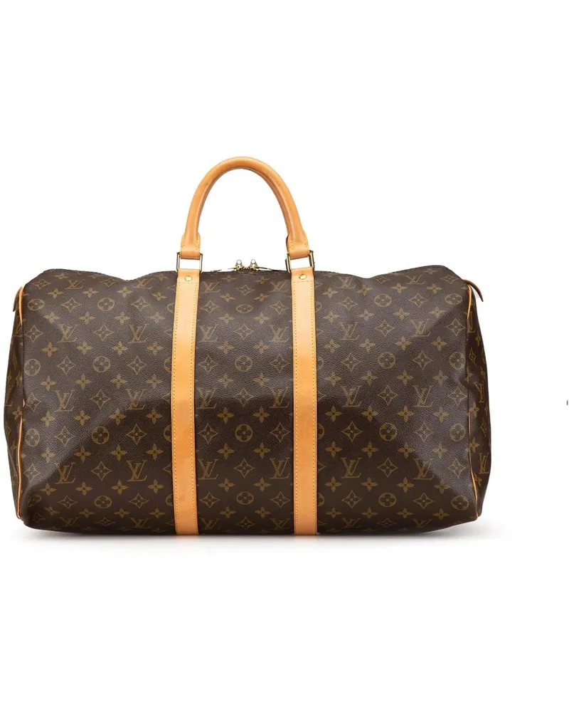 Louis Vuitton Weekender Monogram Keepall 50 braun Braun