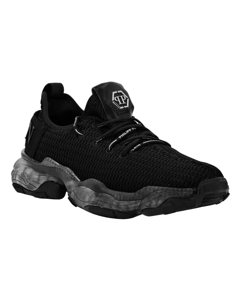Philipp Plein Low-Top Sneaker Runner Sneaker Hyper Shock schwarz Schwarz