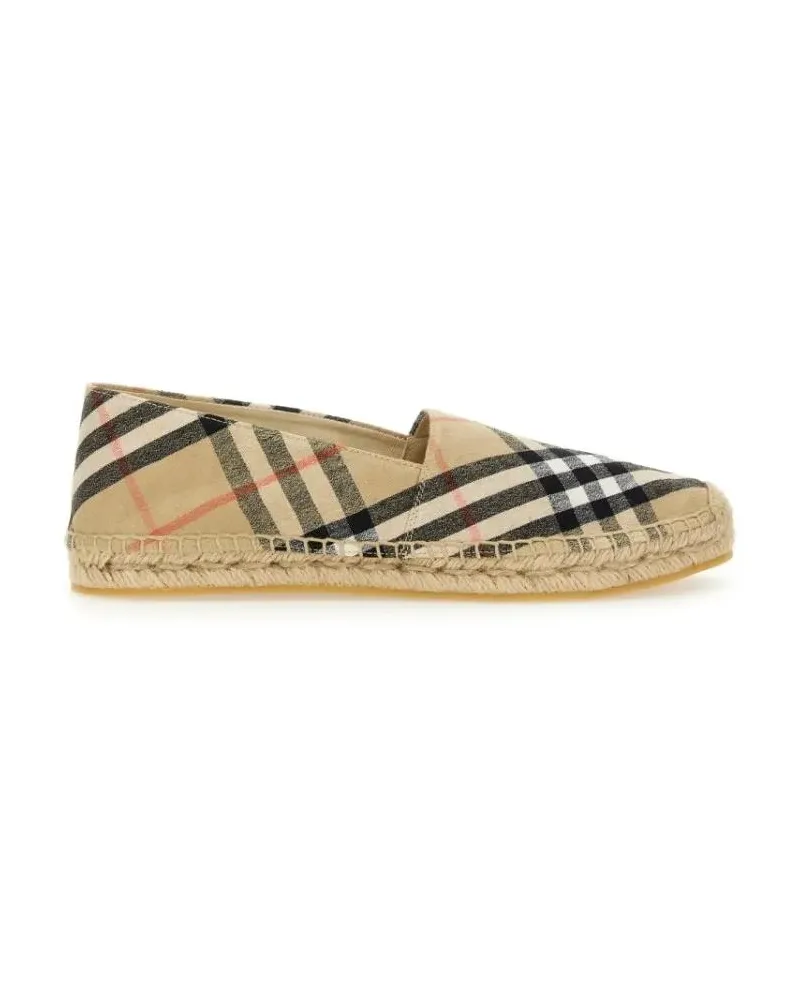 Burberry Espadrille Mews Check beige Beige